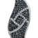 Oravo Black and White Cubic Zirconia Elegant Wave Pendant