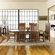 Copeland Furniture Frank Llloyd Wright Dana-Thomas 84 - 124" W x 48" D Grand Extension 7 Piece Dining Set