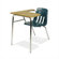 Virco 9000 Series 30" Laminate Particleboard Combo Chair Desk with Tablet Arm