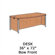 Virco Plateau Office 72" W Bow Front Executive Desk