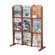 Virco Wooden Literature Display, 9 Pockets