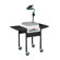 Virco Adjustable Height Cart with Overhead