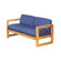 Virco Love Seat with Sled Base