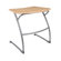 Virco Zuma 29" Plastic Cantilever Student Desk
