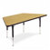 Virco 4000 Series Trapezoidal Activity Table (17 - 25" Short Adjustable Legs)