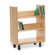 Virco Library Book Cart with 4 Sloping Shelves
