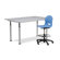 Virco Adjustable Art Table
