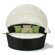 Patio Heaven Skye Round Daybed and Canvas