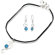 Anna Bloom Designs Sterling silver Blue Opal "Bella" Necklace and Earring Set