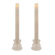 Pacific Accents Glitter Wax Flameless Tapers Candle (Set of 2)