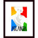 Barewalls Atlanta 1996 Wood Framed Art Print