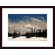 Barewalls Clouds and Snow Wood Framed Art Print