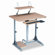 Balt Ergo Sit/Stand Workstation, 41w x 29d x 29-39h, Teak Laminate Top (Box Two)