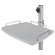 Balt Lumina 25" Flat Panel Stand in Brushed Metal