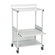 Balt Stax Dual-Purpose Printer Stand with Three Shelves, 25 x 20 x 42-1/2, Gray