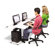 Balt Split-Level Computer Training Table, 72 x 36, Steel Base (Box One)