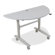 Balt Half-Round Top, 48"x24"x29-1/2", Gray