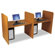 Balt Teak H Study Carrel Add On
