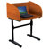 Balt Laminate and Steel Lumina Study Carrel Desk
