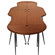 Balt iFlex Modular Writing Desking Small Half Round Table