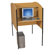 Balt Groove Particle Board with HPL Single Carrel