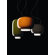 Foscarini Chouchin 1 Suspension Lamp in Orange