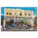 Trademark Global Cyclists at Roasters by Colleen Proppe, Canvas Art  - 22" x 32"