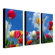 Trademark Global Heaven by Cat Eyes Canvas Art (Set of 3)