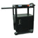 Buhl Height adjustable AV Media Cart with Security Cabinet