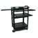 Buhl Height Adjustable AV Media Cart - Three Stationary Shelves / Two Pull-Out Shelves / Laptop Shelf