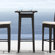 dCOR design Railay Outdoor Pub Table Set in Dark Brown