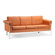 dCOR design Singular Leatherette Sofa