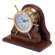 Woodland Imports Wood Ship Wheel Clock