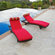 RST Outdoor Cantina Wave Lounger  with Cushion (Set of 2)