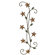 Fetco Home Decor Katelyn Floral Scroll Wall Art