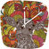 DENY Designs Valentina Ramos Arabella and The Flowers Modern Clock