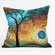 DENY Designs Madart Inc. Aqua Burn Throw Pillow