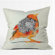DENY Designs Iveta Abolina Orange Bird Throw Pillow