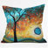DENY Designs Madart Inc. Aqua Burn Throw Pillow