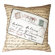 Uptown Artworks French Vintage Postcard Pillow