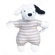 Challenge & Fun Kallisto Dog Baby Rattle Organic Stuffed Animal