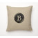 Corona Decor Fine Linen Typewriter Pillow