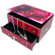 San Francisco Music Box Hearts and Kisses Glass Drawer Box