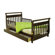 Dream On Me Sleigh Toddler Bed with Storage Drawer