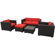 Modway Malibu 5 Piece Deep Seating Groups with Cushions