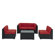 Modway Camfora 5 Piece Deep Seating Group with Cushions