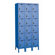 Hallowell ReadyBuilt Three Wide Six Tier Locker in Marine Blue