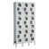 Hallowell Safety-View Stock Lockers - Triple Tier - 3 Sections (Assembled)