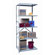 Hallowell Hi-Tech Shelving  Heavy-Duty Open Type Starter and Optional Add-on Unit with 5 Shelves