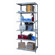 Hallowell Hi-Tech Shelving Medium-Duty Open Type Add-on Unit with 6 Shelves